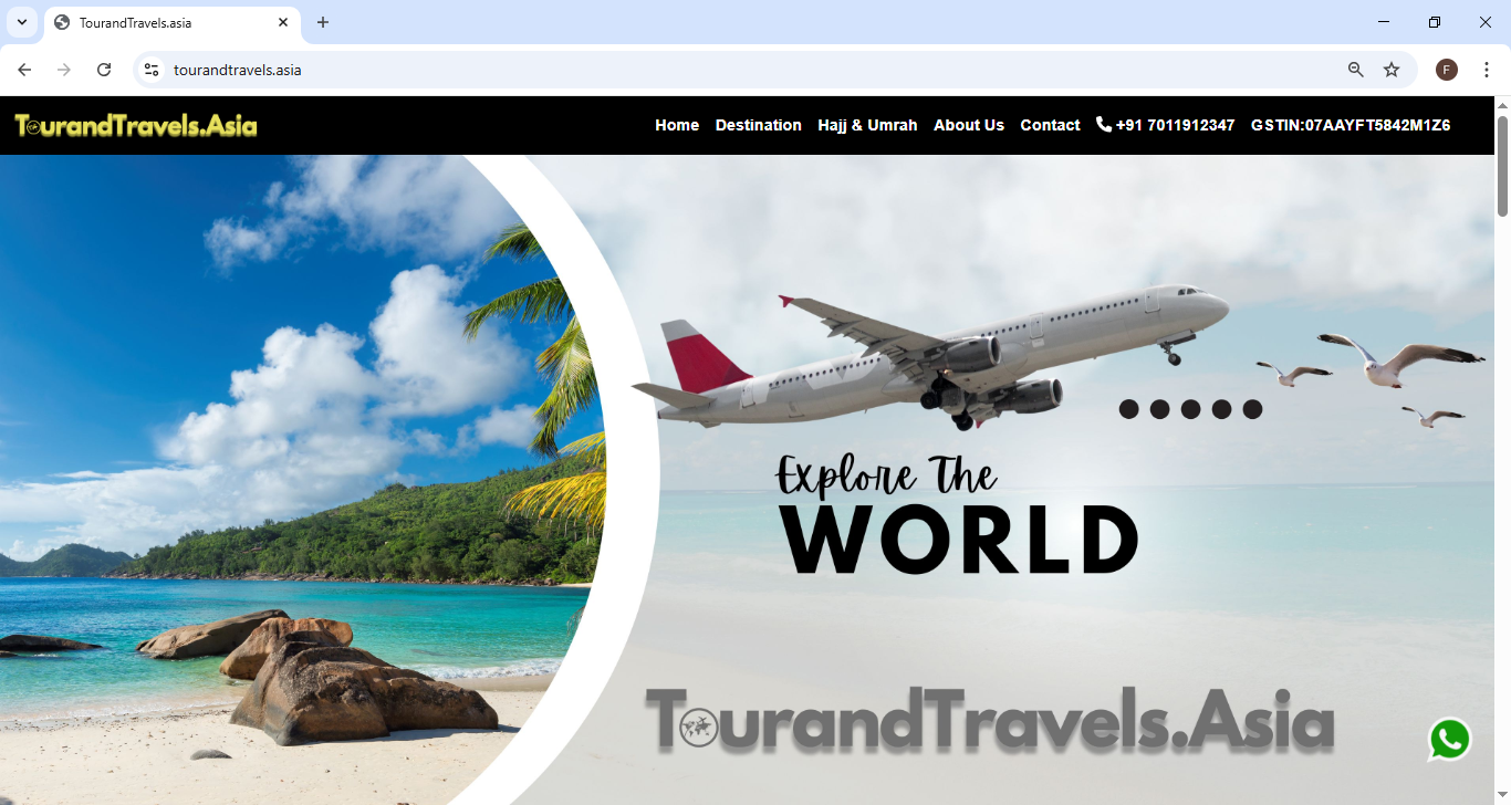 Tour and Travels Agency Project